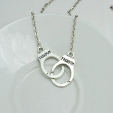 New Fashion jewelry Handcuffs choker pendant necklace Women/Girl lover Valentine's Day gifts N1577