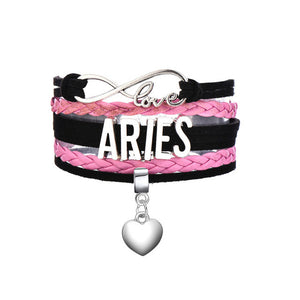 Aries Infinity Bracelet
