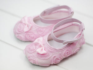 Baby Girl Rosebud Dressy Shoes Free+Shipping