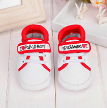 I Love Papa & Mama Baby Shoes