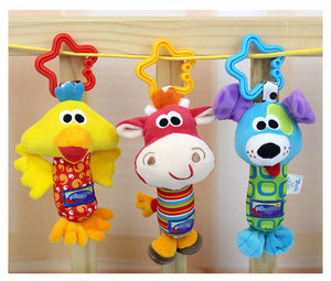 Plush Rattle Toys for Baby Stroller Free+Shipping