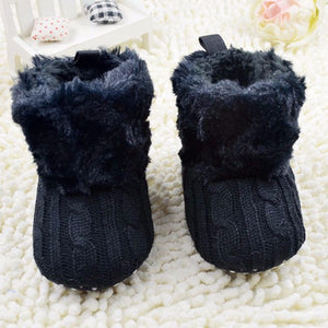 Baby Sweater Knit Fleece Boots