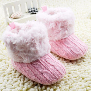 Baby Sweater Knit Fleece Boots Free+Shipping