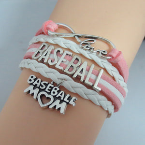 Baseball Mom Wrap Bracelet