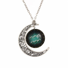 Crescent Moon Necklace Free+Shipping