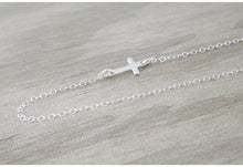Cross Faith Side Ways Necklace
