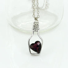 Heart in Bottle Necklace Free+Shipping