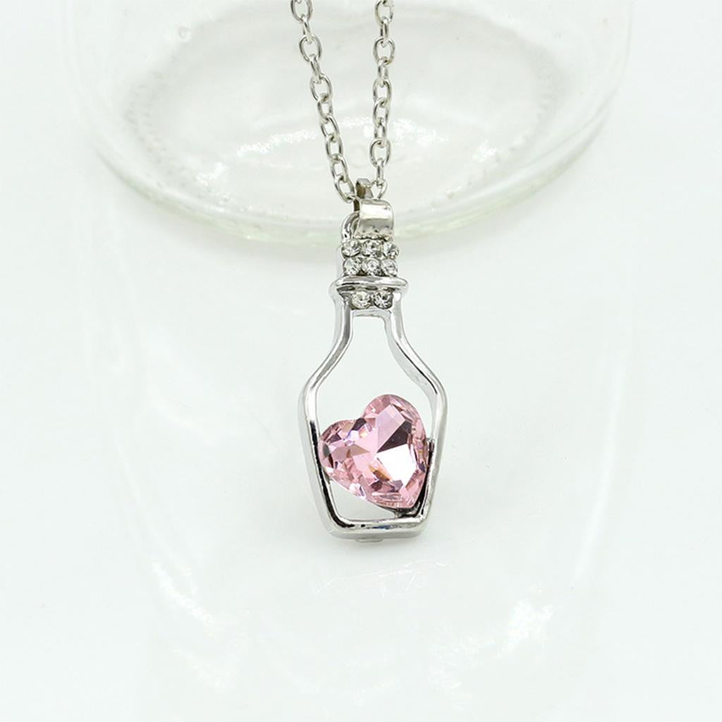 Heart in Bottle Necklace Free+Shipping