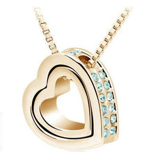 Crystal Heart Necklace and Pendant