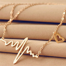 EKG Heart Beat Necklace