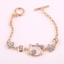 Hello Kitty Rhinestone Bracelet Free+Shipping