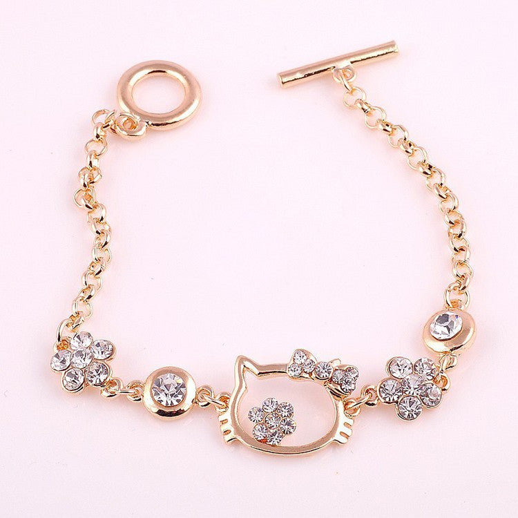Hello Kitty Rhinestone Bracelet