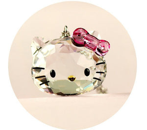Hello Kitty Crystal Pendant Necklace