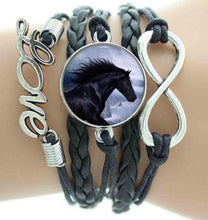 Beautiful Infinity Horse Bracelet Free+Shipping