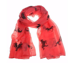 Running Horse Scarf Free+Shipping