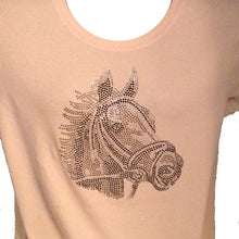 Rhinestone Horse Tee Shirt