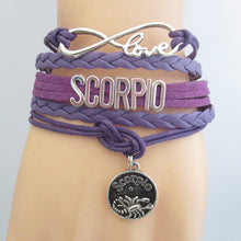 Zodiac  Infinity Bracelet Free+Shipping
