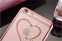 Iphone Crystal Heart Case