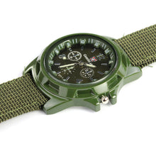 Military Style Canvas Belt Watch FREE Offer