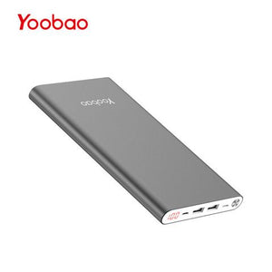 Yoobao A2 20000mAh Universal Power Bank Dual USB Output/Input Ultra Slim 14.5mm Li-Polymer Mobile Portable Battery Charger