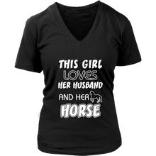 This Girl Loves Her Husband and Horse Tee