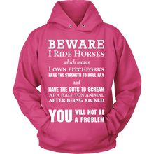 Beware I Ride Horses